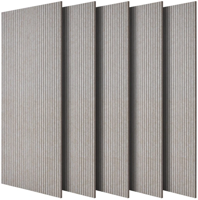 Alt view image 8 of 8 - 5 Pack Acoustic Panels with Self Adhesive, 47.2 x 23.6 x 0.4 inch Sound Proof Foam Panels, Polyester Fiber Soundproof Wall Panels High Density, for Home, Studio, Office, Theater, Camel