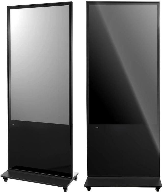 Main image of VEVOR 55 in Indoor Digital Signage 4K Floor Stand Advertising Display Kiosk, WiFi HDMI/USB Input Android OS, 178° Wide View, LCD Touchscreen Interactive Monitor, Mobile Commercial Totem Poster