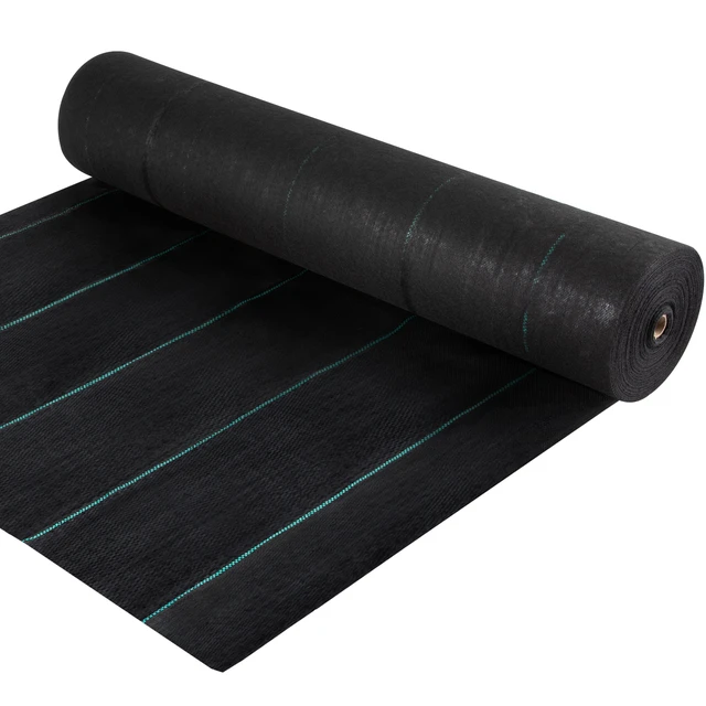 Alt view image 11 of 11 - Vevor Woven Ground Cover Weed Barrier 5.8oz Landscape Fabric 4'x 300' Garden Mat