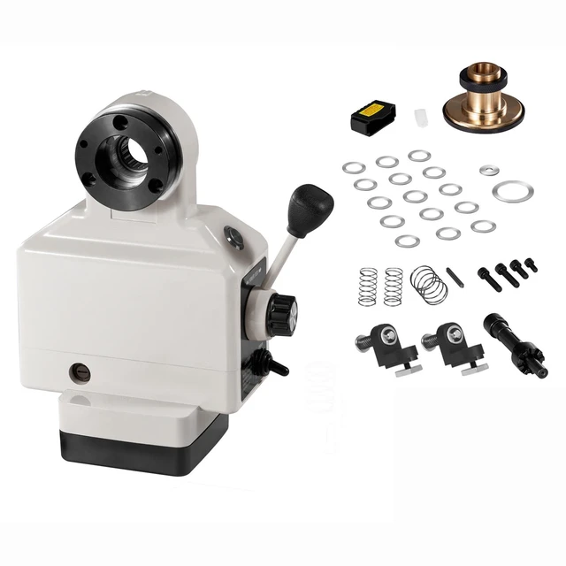 Alt view image 15 of 15 - VEVOR Z-Axis Power Feed for Milling Machine, 450 in-lb Torque, 0-200RPM Adjustable Rotate Speed 120V Power Table Feed Mill Feeder, for Bridgeport Some Knee Type Mills with a 5/8" End Shaft Diameter