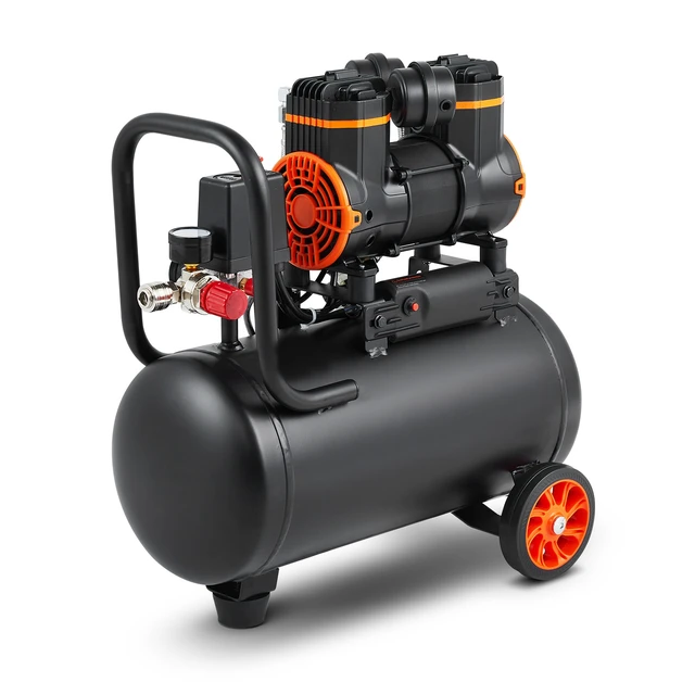 Alt view image 19 of 19 - 4.8 Gallon Air Compressor, 1.2HP 2.2 CFM@90PSI Oil Free Air Compressor Tank & Max. 116PSI Pressure, 70 dB Ultra Quiet Compressor for Auto Repair, Tire Inflation, Spray Painting, Woodwork Nailing