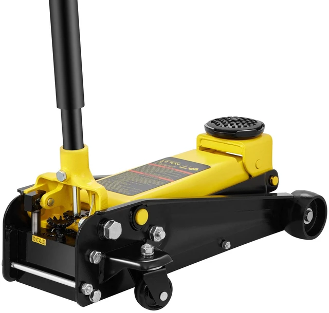Alt view image 16 of 16 - VEVOR Low Profile Floor Jack 3 Ton Heavy Steel Single Piston Hydraulic Pump