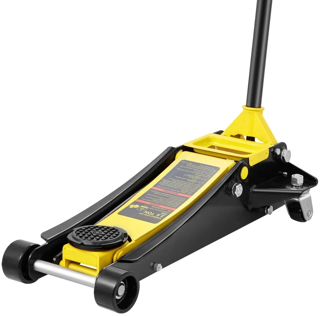 Alt view image 16 of 16 - VEVOR Low Profile Floor Jack 2.5 Ton Heavy Duty Steel Dual Piston Rapid Pump