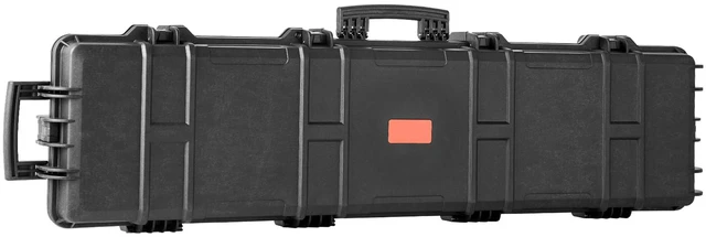 Alt view image 8 of 8 - Rifle Case, Rifle Hard Case with 3 Layers Fully-protective Foams, 50 inch lockable Hard Gun Case with Wheels, IP67 Waterproof & Crushproof, for Two Rifles or Shotguns, Airsoft Gun