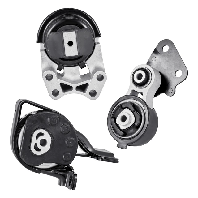 Alt view image 9 of 9 - Engine and Transmission Motor Mount Kit Replacement, Set of 3, Compatible with 20072014 Ford Edge 3.5L, Replace OE# A5342, A5431, A5605, Secure Support