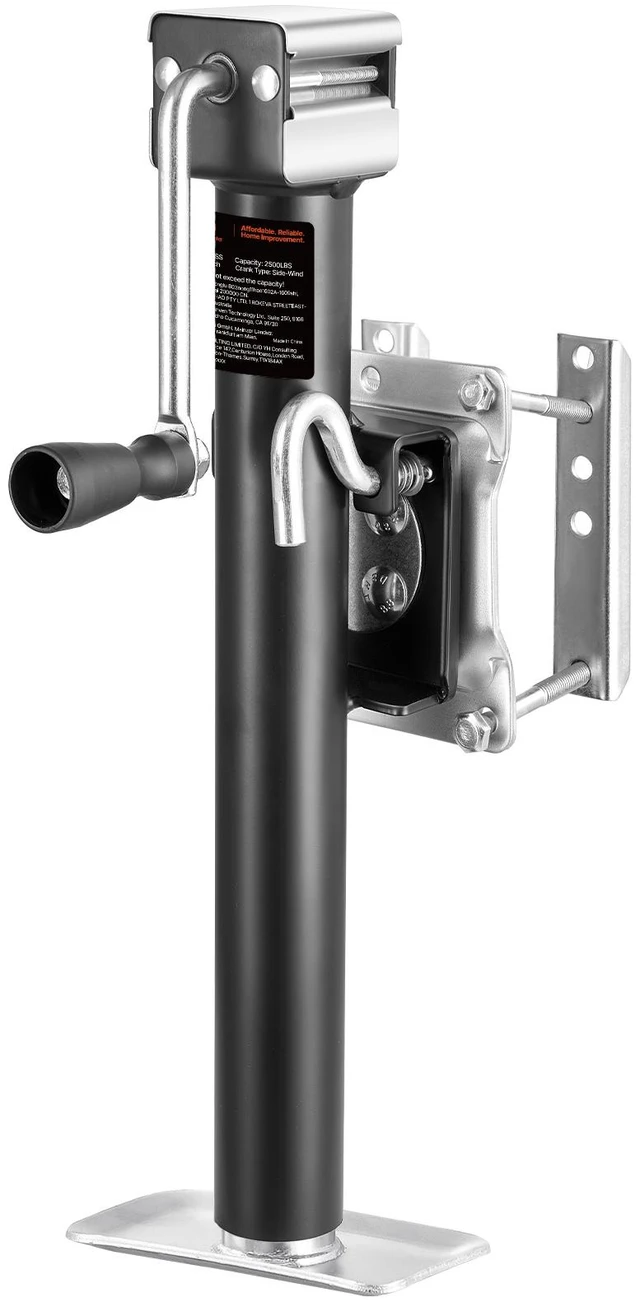 Alt view image 9 of 9 - VEVOR Trailer Jack Bolt-on Trailer Tongue Jack 2500 lbs Dynamic Load 15" Travel