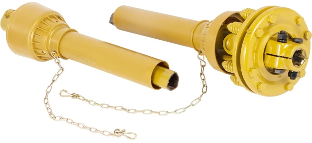 Alt view image 8 of 8 - PTO Shaft, 1-3/8\" PTO Drive Shaft, 6 Spline Both Ends PTO Driveline Shaft, Series 4 Tractor PTO Shaft, 31.5\"-41\" Brush Hog PTO Shaft, Yellow PTO Shaft with Slip Clutch for Bush Hog/Finish Mow