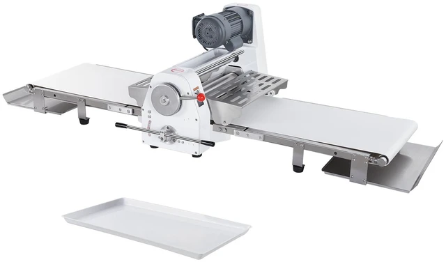 Alt view image 8 of 8 - Commercial Dough Sheeter Machine, 19.7-Inch Reversible Puff Pastry Sheeter and Fondant Roller, Electric Dough Roller 0-1.4" Adjustable Thickness, Folding Dough Sheeter for Bakeries, Pastries