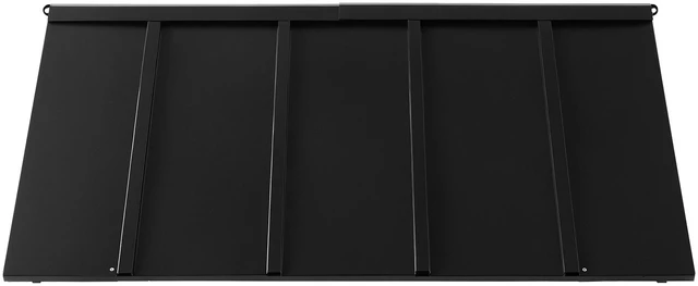 Alt view image 8 of 8 - Fixed Metal Awning 56 x 24 in, Window Awning Door Canopy, Stable Triangle Steel Frame Awnings for Doors Exterior Rain, and Snow Sunlight Protection for Door Entrance, Windows, Porches, Balconies
