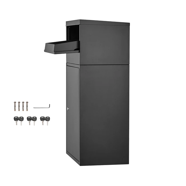 Alt view image 15 of 15 - VEVOR Package Delivery Boxes for Outside 35.8 in Anti-Theft Lockable Parcel Drop Box
