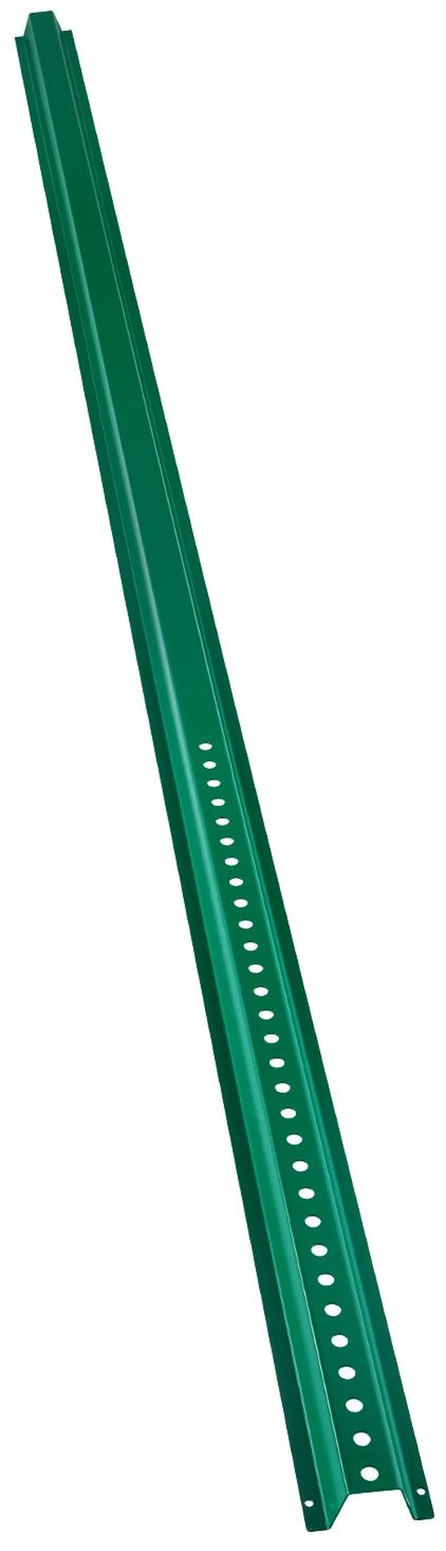 Alt view image 8 of 8 - 8FT U-Channel Sign Post, 4Pack Green Heavy Duty Steel Fixed Fence Post, Steel Fence U-Channel Sign for Garden, Courtyard, Farm or Traffic Intersection
