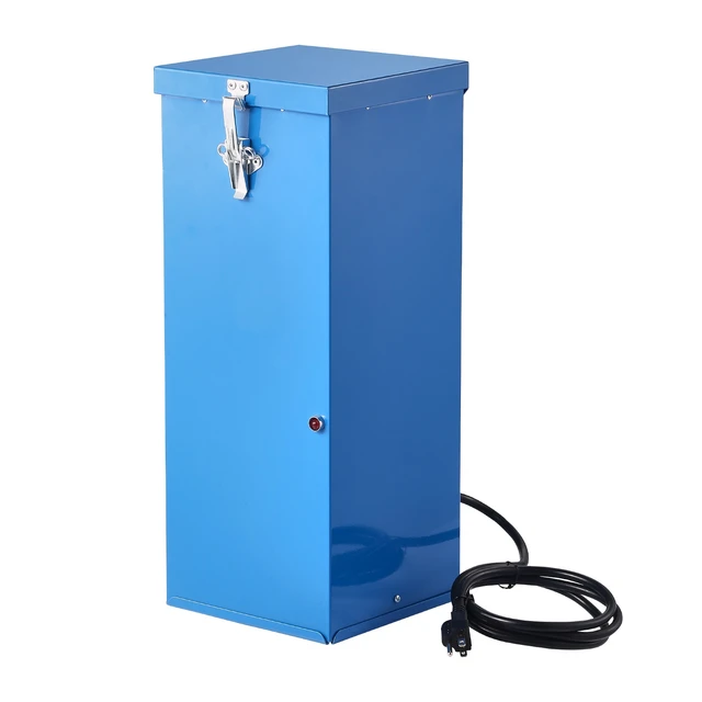 Alt view image 8 of 8 - Portable Welding Rod Oven, 50LBS Capacity Electrodes Drying Oven 420W 120V, 300 Fast Heating Welding Rods Dryer for 18-inch Stick Electrodes - with Easy-to-Carry Handle & Safety Locking Latch