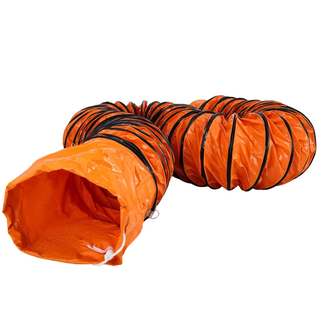 Alt view image 8 of 8 - 10 M/32 FT PVC Flexible Duct Hosing for 300 MM/12 Inch Diameter Exhaust Fan
