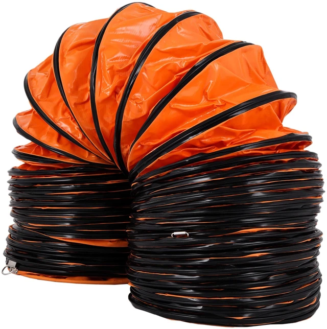 Alt view image 8 of 8 - 5 M/16 FT PVC Flexible Duct Hosing for 300 MM/12 Inch Diameter Exhaust Fan