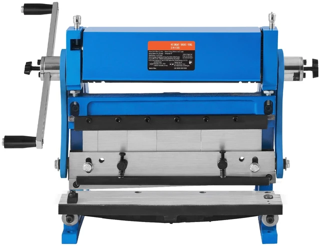 Alt view image 15 of 15 - Sheet Metal Brake, 12-inch, 3-In-1 Combination Shear Brake Roll Machine, 20-Gauge Capacity Shear Press Brake with 90° Max Bending Angle, Shears and Slip Roll Machine for Shear Bending Rolling