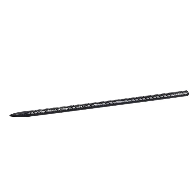 Alt view image 8 of 8 - Rebar Stakes, 16-Inch, Heavy-Duty 0.45 in Diameter, Straight Galvanized Steel Ground Anchors with Chisel Point End & Rust-Resistant Coating, for Gardening Support, Fence, Camping Tents (16-Pack)