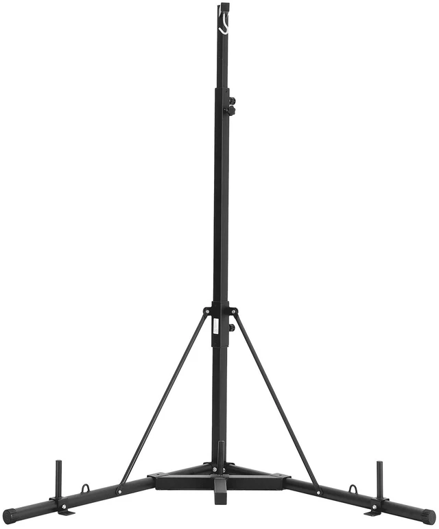 Alt view image 8 of 8 - Punching Bag Stand, Steel Heavy Duty Workout Training Equipment, Adjustable Height Boxing Punching Stand with Weighted Base, Holds Up to 140 lbs, Freestanding Sandbag Rack for Home Gym Fitness