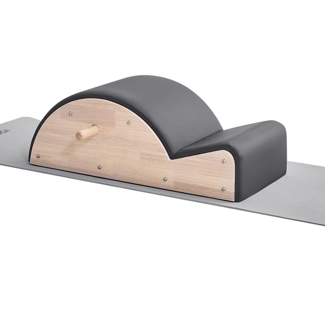 Alt view image 8 of 8 - VEVOR Pilates Spine Corrector Arc Fitness Pilates Accessory Spine Exercise Rubber Wood