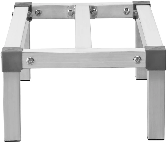 Alt view image 9 of 9 - Aluminum Dunnage Rack, 24 x 14 Commercial Food Floor Rack, 8 Off the Floor, 1000 lbs Capacity Adjustable Aluminum Storage Rack, for Storage in Restaurants, Kitchens, Garages and Vehicles