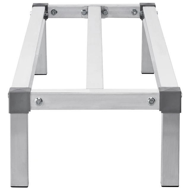 Alt view image 16 of 16 - Aluminum Dunnage Rack, 48 x 14 Commercial Food Floor Rack, 8 Off the Floor, 1000 lbs Capacity All-Welded Aluminum Storage Rack, for Storage in Restaurants, Kitchens, Garages and Vehicles