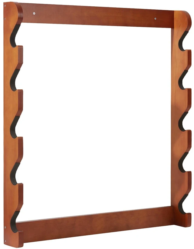 Alt view image 15 of 15 - VEVOR Gun Rack, Wood Gun Rack Wall Mount, Gun Display Rack holds 5 Rifles, Shotguns, 132 lb Heavy Duty Wall Storage Display Rifle Rack with Soft Padding