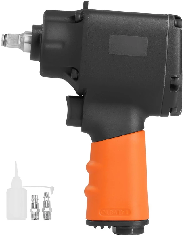 Alt view image 16 of 16 - Air Impact Wrench, 3/8-Inch Drive Air Impact Gun, Up to 690ft-lbs Nut-busting Torque, Lightweight Pneumatic Impact Wrench for Auto Repairs and Maintenance