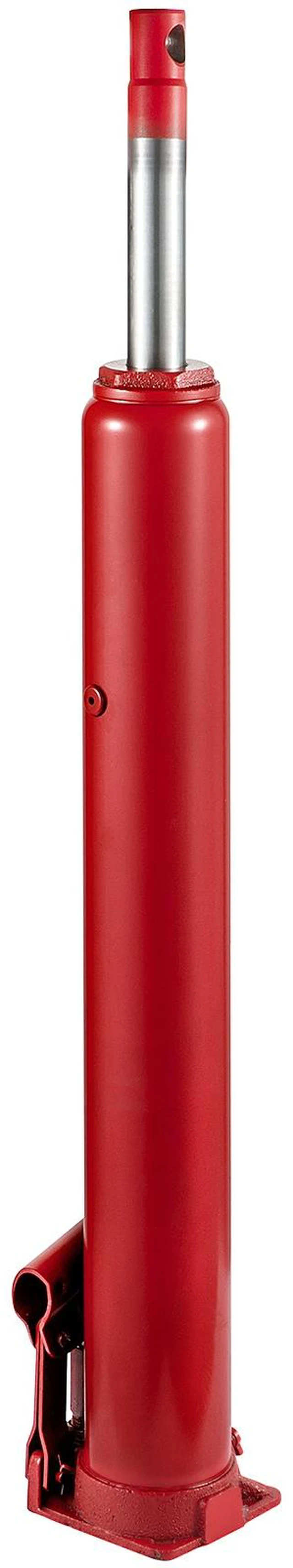 Alt view image 17 of 17 - VEVOR Hydraulic Long Ram Jack, 4 Tons/8818 lbs Capacity, with Single Piston Pump and Flat Base, Manual Cherry Picker w/Handle, for Garage/Shop Cranes, Engine Lift Hoist, Red