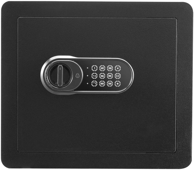 Alt view image 8 of 8 - Safe, 1.2 Cubic Feet Home Safe, Steel Security Safe with Digital Keypad and 2 Keys, Cabinet Safe with Fire-proof Bag, Protect Cash, Gold, Jewelry, Documents for Home, Hotel, 15.8x11.8x13.8 inche