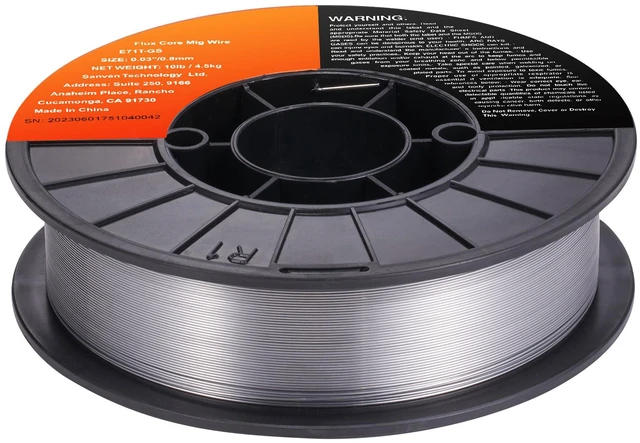 Alt view image 10 of 10 - Flux Core Welding Wire, E71T-GS 0.030-inch 10LBS, Gasless Mild Steel MIG Welding Wire with Low Splatter for All Position Arc Welding and Outdoor Use