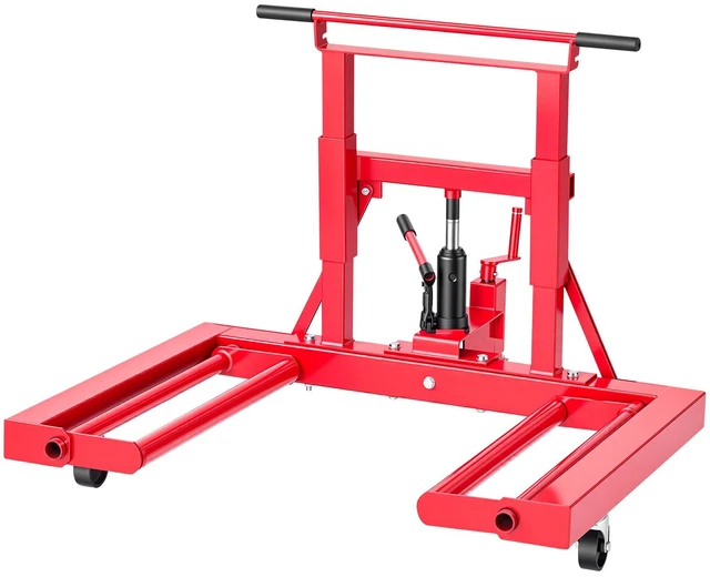 Main image of VEVOR Hydraulic Wheel Dolly, 1500LBS Heavy Duty Steel Dual-Wheel Tire Dolly, with Security Locking Chain, Fits 23.6 - 60 in Large Tires for Tractors, Construction Machinery & Agricultural Equipment