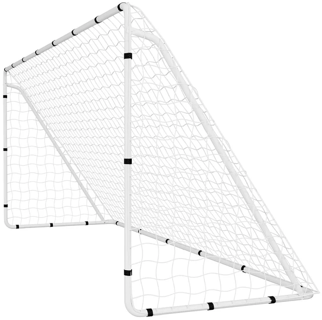 Main image of VEVOR Soccer Goal 12 x 6 FT Soccer Goal for Backyard with Iron Frame PE Net, Portable & Durable Set, High-Strength Net, Ground Stakes, Straps, for Youth & Adults Outdoor Backyard Practice Training