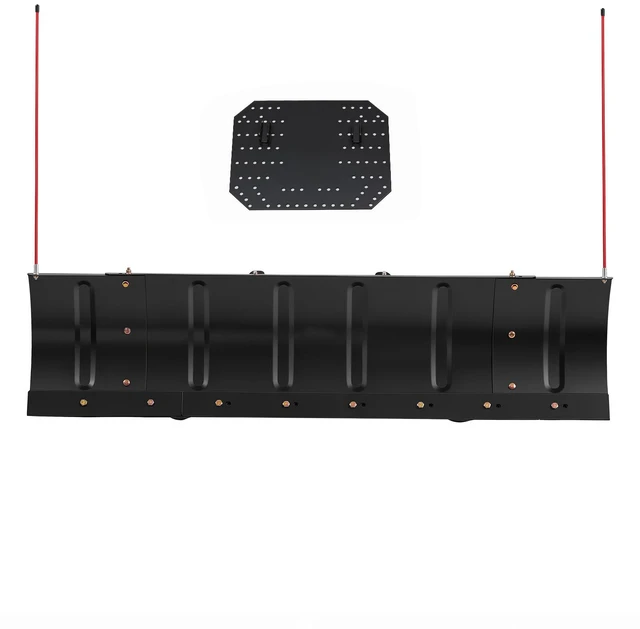 Main image of VEVOR Snow Plow Kit 43 in/60 in Width Adjustable Universal Plow Attachment, for Most ATVs and UTVs, Height & Left-Right Adjustable, 3 Mount Options, Steel ATV Scrape Blade, Efficient Snows Clearing
