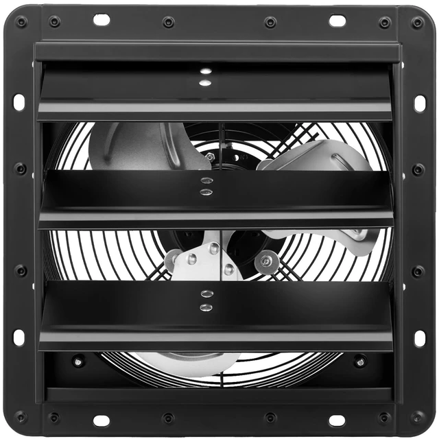 Main image of VEVOR 10 inch Shutter Exhaust Fan Wall-Mount Variable Speed Temperature, Automatic Louvers Sturdy Steel Housing, Low Noise, Ventilation and Cooling for Attic, Garage, Barn, Greenhouse, Workshop