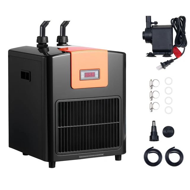 Alt view image 9 of 9 - Aquarium Chiller 92 Gallon 1/4 HP Water Chiller Hydroponics Fish Tank