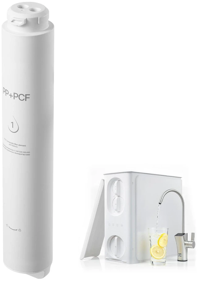Main image of VEVOR Reverse Osmosis System PCF Pre-Composite Replacement Filter Cartridge, Easy Replacement for 12 Months, Reduces Chlorine, Compatible with RO System SS-201/SS-202/SS-203/SS-204/SS-205/SS-206 Units