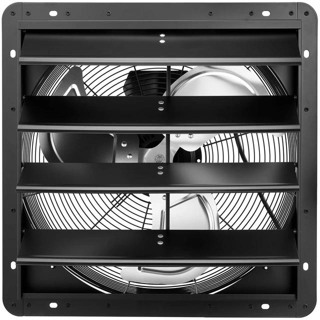 Main image of VEVOR 18 inch Shutter Exhaust Fan Wall-Mount Variable Speed Temperature, Automatic Louvers Sturdy Steel Housing, Low Noise, Ventilation and Cooling for Attic, Garage, Barn, Greenhouse, Workshop