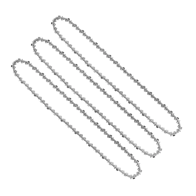 Main image of VEVOR Chainsaw Chain 3 Pack 20 Inch 0.325" Pitch 0.058" Gauge 76 Drive Link, Fits VEVOR CN-58G / CN-62G Gas Chainsaw, Forged Alloy Steel, Replacement Saw Chains with Sharp Cutter Teeth & Tie Straps