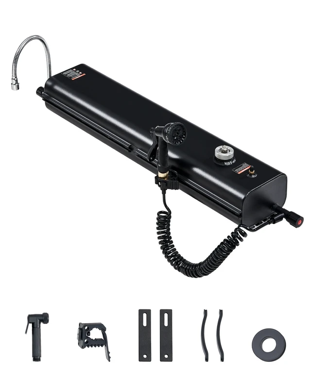Alt view image 10 of 10 - VEVOR 4 Gal Roof Rack Water Tank Portable Water Tank with Splash-Guard Panel