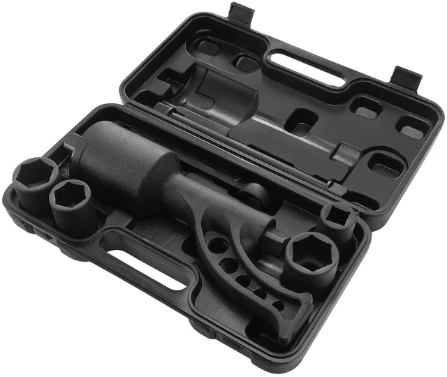 Alt view image 16 of 16 - VEVOR Torque Multiplier, 1 Inch Drive Lug Nut Wrench/Multiplier Heavy Duty Torque Multiplier Wrench Set, 1:64 6,800N.m Lug Nut Remover, Includes 4 Sockets (21-41mm) and Storage Case