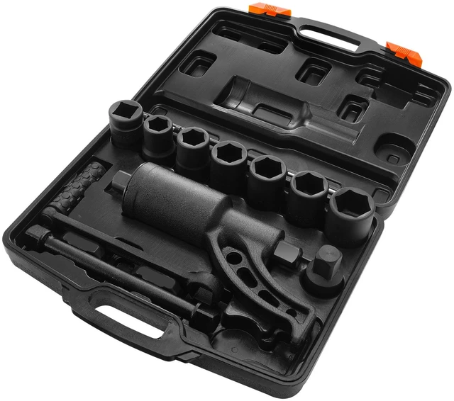 Alt view image 17 of 17 - VEVOR Torque Multiplier, 1 Inch Drive Lug Nut Wrench/Multiplier Heavy Duty Torque Multiplier Wrench Set, 1:58 4800N.m Lug Nut Remover, Includes 8 Sockets (24-38mm) and Storage Case