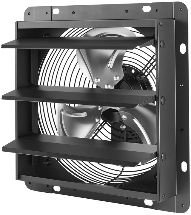 Main image of VEVOR 10 in Shutter Exhaust Fan Wall-Mount Automatic Louvers Variable Speed, Sturdy Steel Housing, Low Noise, AC Motor, 874 CFM Ventilation and Cooling for Attic, Garage, Barn, Greenhouse, Workshop