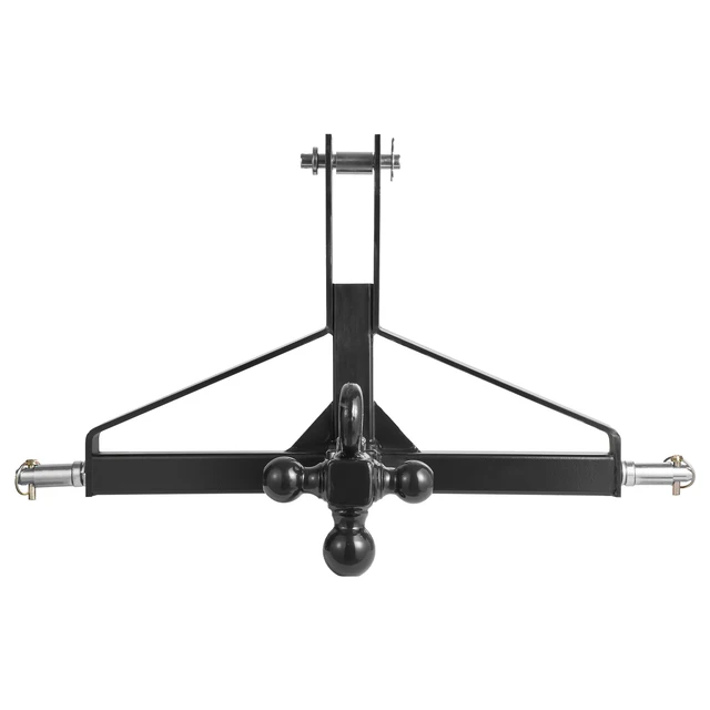 Alt view image 15 of 15 - 3 Point 2 in Trailer Hitch Receiver Tractor Drawbar Adapter Heavy Duty Steel