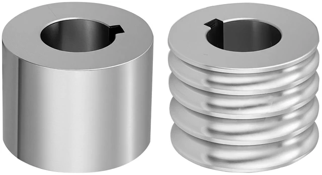 Main image of VEVOR Replacement Roller for Rolling Mill 4 Sizes Grooves Metal Roller, Jewelry DIY Tool Accessory Parts, 1 Half-Round, 1 Flat, Premium Alloy Steel, for Pressing Ductile Metals, Gold, Silver, Brass