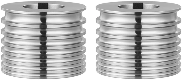 Main image of VEVOR Replacement Roller for Rolling Mill 7 Sizes Grooves 2 Oval Rollers, Jewelry DIY Tool Accessory Parts, Premium Alloy Steel, Easy Installation, for Pressing Ductile Metals, Gold, Silver, Brass
