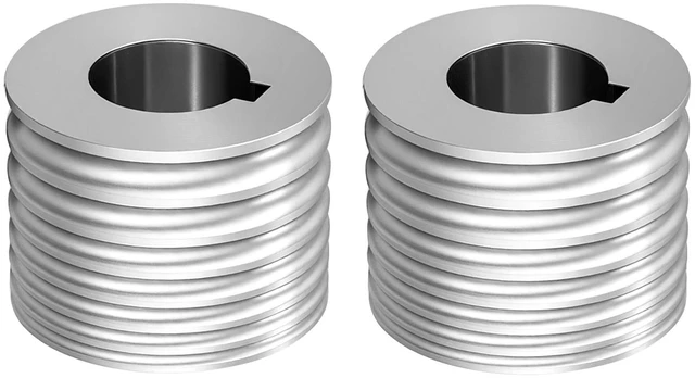 Main image of VEVOR Replacement Roller for Rolling Mill 7 Sizes Grooves 2 Round Rollers, Jewelry DIY Tool Accessory Parts, Premium Alloy Steel, Easy Installation, for Pressing Ductile Metals, Gold, Silver, Brass