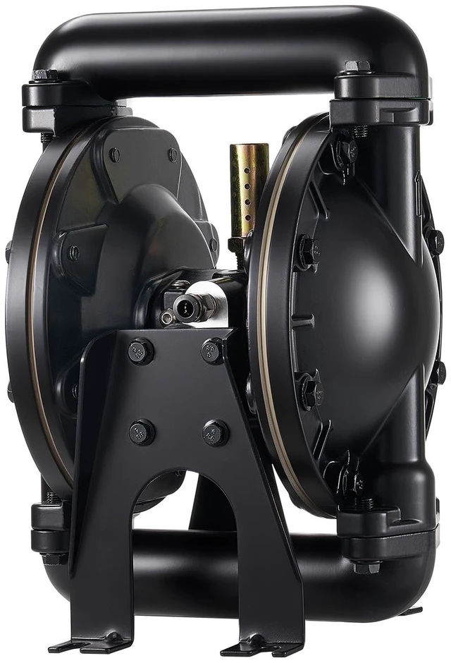 Alt view image 9 of 9 - VEVOR Air Operated Double Diaphragm Pump, 35 GPM, 1 inch Inlet & Outlet Pneumatic Waste Oil Transfer Pump, Max 114 PSI, Aluminum Alloy Body, Air-Operated for Diesel, Grease, Kerosene, Gasoline & Oil