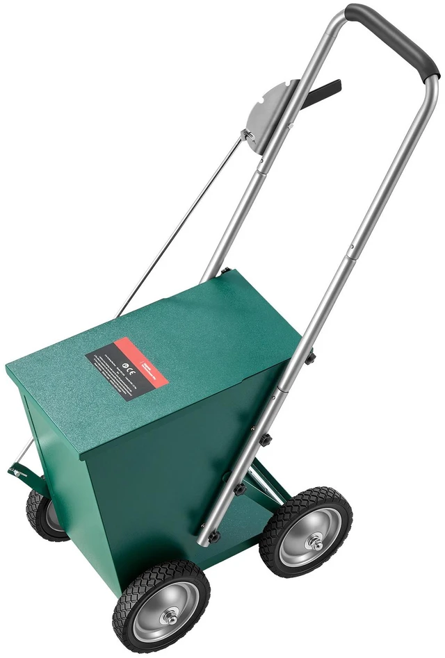 Main image of VEVOR Steel Dry Line Marker 50 lbs Powder Capacity Field Dry Line Chalker, For Standard Fields, 2 to 4 in Adjustable Line Width, with 4 Heavy-Duty Wheels, Clear Even Marking, Easy One-Person Pushing