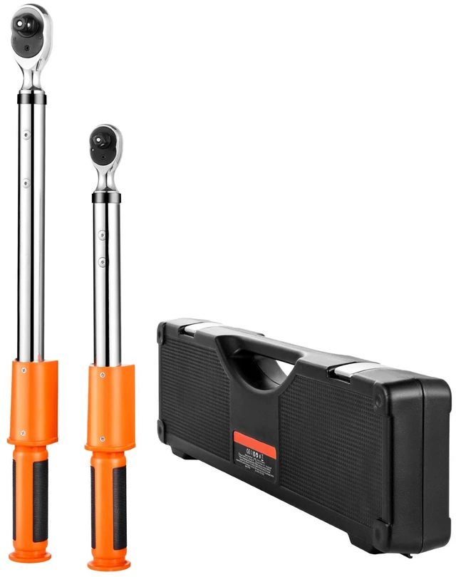 Alt view image 15 of 15 - Digital Torque Wrench Set 2 Pieces 1/2 3/8 Inch Drive 72-Tooth Electronic LED