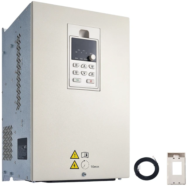 Main image of VEVOR 15HP 11KW 50A VFD, Single/3-Phase 220V Input to 3-Phase 220V Output, 02000Hz Variable Frequency Drive, Built-in PID for Constant Pressure Water Supply, Precision Motor Speed Control