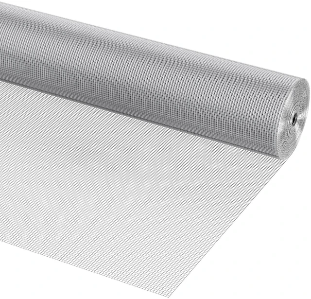 Main image of VEVOR Hardware Cloth 1/4 inch 36 inch x 100 ft 23 Gauge Chicken Wire Fence, Hot-Dip Galvanized After Welding Metal Wire Mesh Roll, Garden Plant Welded Fencing Roll Supports Poultry Netting Cage Fence